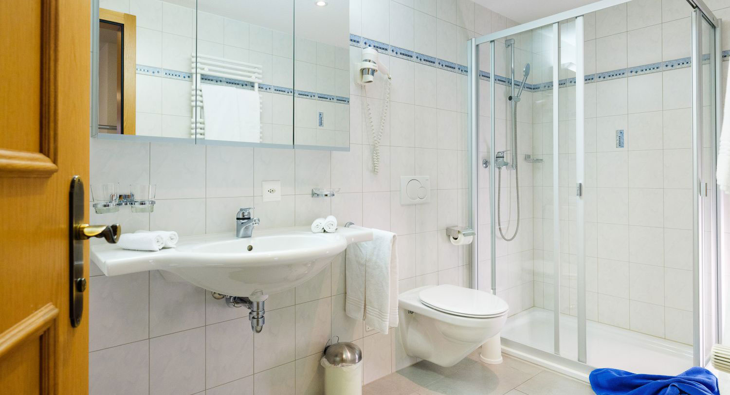 ABA Sporting 888: Bathroom with shower and toilet.